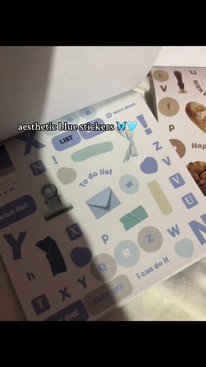 Aesthetic Blue Stickers for Your Collection