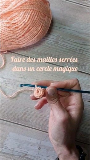 Tuto Crochet ~ N°4 Faire des mailles serrées dans le cercle