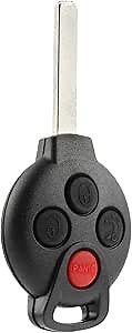 Key fits 2005-2016 Smart Fortwo Keyless Entry Remote (KR55WK45144)