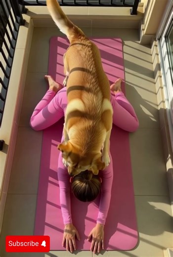 Trying To Do Sit-Ups With A 90-Pound Dog! 😂 (Heavy Hug) #goldenretriever #dogshorts #doglife