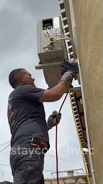 Daewoo Mini Split Outdoor Unit Installation | 12,000 BTU (1 Ton)