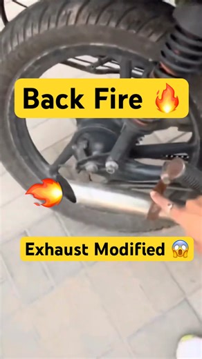 Back Fire 🔥 Exhaust Modified 😱|| Bike Platina Modified ⚡️
