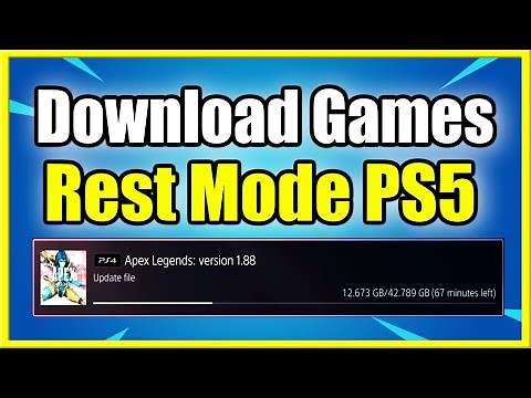 How to Download Games in Rest Mode on PS5 (Faster Speeds!)