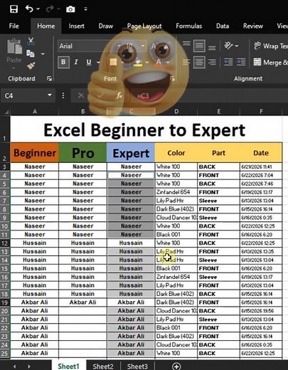 Excel beginners to Expert | Excel beginner to Advance #excel #exceltutorial #excelbasicsforbeginners