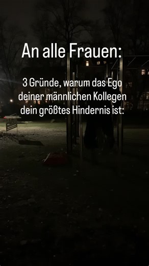 STOIC ATHLETE on Instagram: "1. Du als Bedrohung: Viele Männer fühlen sich von deiner souveränen Aura bedroht und versuchen dich klein zu halten, um ihre eigene Machtposition zu retten. 2. Die zwanghafte Fehler-Suche: Sie suchen krankhaft nach jedem noch so kleinen Fehler in deiner Arbeit, weil sie deine Kompetenz als persönlichen Angriff auf ihr schwaches Ego werten. 3. Falsche Überlegenheit: Ein Mann, der dich im Business blockiert, ist oft nur ein falsch gepolter Konkurrent, dem die wahre att