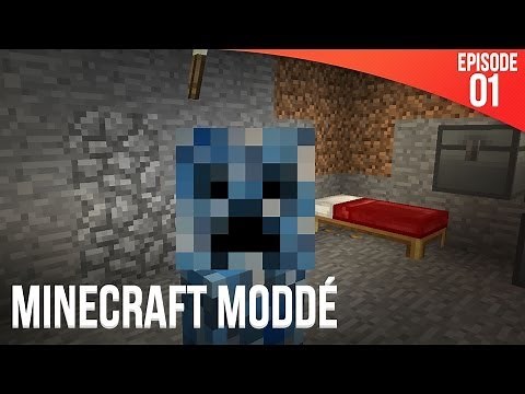 Tempête mortelle et Creepers Bleus | Minecraft Moddé | Episode 01