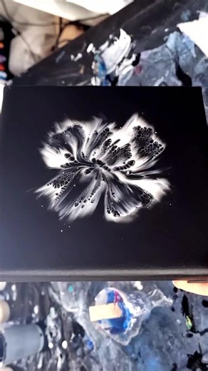 Paint a Flower Quickly with Fluid Acrylics Tutorial