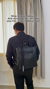 Akbay 3-Way Bag. A stylish and classy bag with exceptional organization ensures you win at the first impression. Shop on our website www.akbay.ph #localbrand #bestseller #akbaybag #supportlocal #aesthetic #workbag #fashionbag #organizewithme #organizing | Akbay Shop Ph
