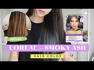 TUTORIAL CAT RAMBUT LOREAL EXCELLENT ASH SUPREME SMOKY ASH | PICCHA