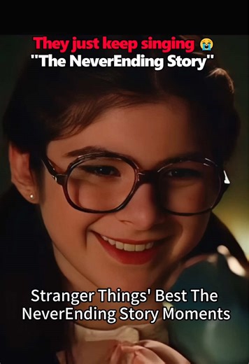 Stranger Things cast is STILL singing “The NeverEnding Story.”😭 #celebrity #strangerthings #funny