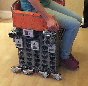 Geek Builds World's First Motorized LEGO Wheelchair