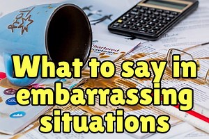 New Lesson! If you're embarrassed, it can be almost impossible to think of the right thing to say... especially in English. In today's lesson, you'll learn useful phrases for responding to embarrassing situations. Learn these, and you'll never have to worry about saying the wrong thing during an awkward moment. Speaking Courses: http://www.espressoenglish.net/everyday-english-speaking-courses | Espresso English