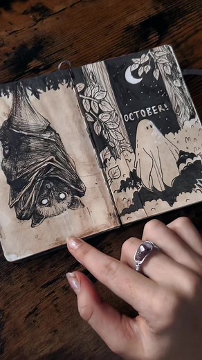 Bat! 🦇 #artchallenge #art #drawing #inktober #myart #sketchbook