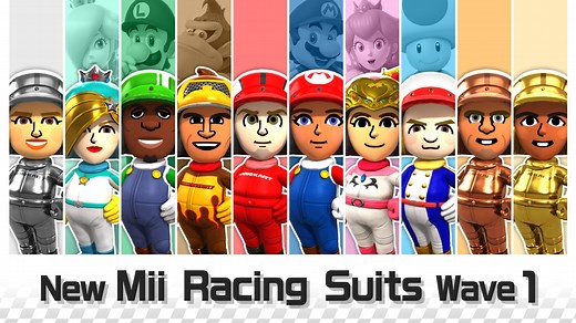 Mii characters debut as drivers in the next tour in Mario Kart Tour! Get your hands on a variety of Mii Racing Suits and start racing. Check out the video for more information! | Mario Kart Tour