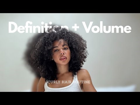 Curly Hair Routine for Volume and Definition and Length | Tips For Curly Healthy Hair