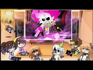 Afton family + Ennard & Glitchboi reacts to Piggy Memes || Gacha club || FnaF(Credits in descriptn)