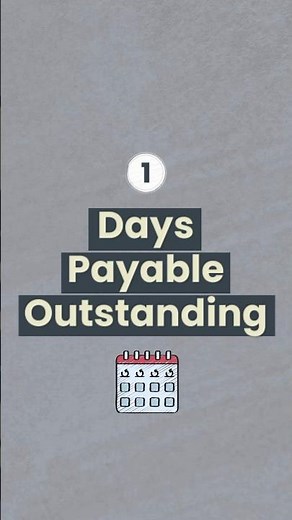 Days Payable Outstanding (DPO) #accounting #accountspayable #kpi