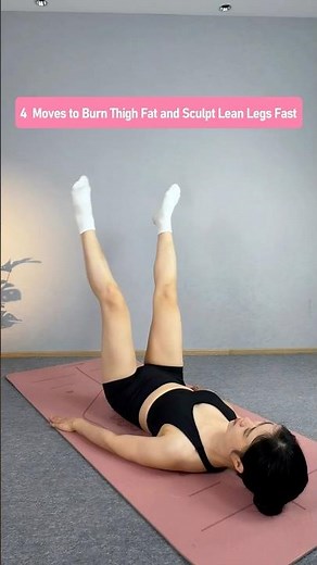 4 Effective Moves to Burn Thigh Fat Fast, Slim Legs from All Angles, and Sculpt Lean Beautiful Legs