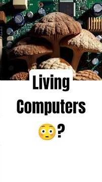 How Living Mushrooms Are Acting Like Computer Memory #science #computer #mushroom