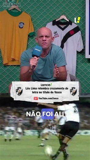 Lance! on Instagram: "“QUERO VER VOCÊ FAZER NO MARACANÃ” 💢⚽️ Ex-jogador do Vasco, Léo Lima, contou no nosso programa Fut Papo, a lendária história sobre o seu cruzamento de letra na final do Campeonato Carioca de 2003 contra o Fluminense. Lembra desse lance, torcedor? #Redes4"