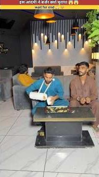 इस आदमी ने बर्गर क्यों छुपाया 😱~ wooden work | hand craft ideas | skill #education #shorts