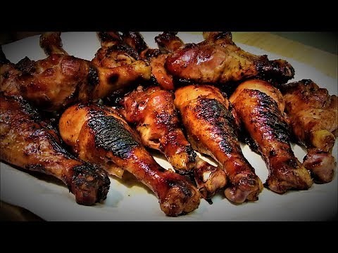 Cook Grilled Chicken Legs in Microwave at Home