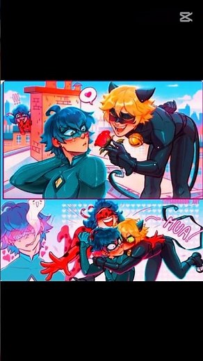 Anime Miraculous New and Amazing Comic of Ladybug CatNoir and Viperion CatNoir Loves Viperion #Comic