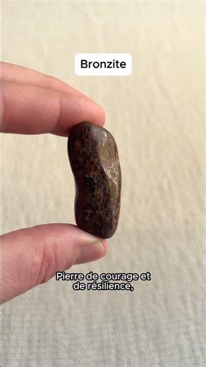 Les vertus de la pierre Bronzite 🤎