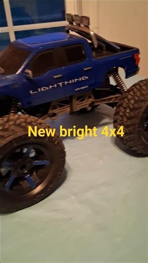 New bright rc 4x4 flex chassis ford lightnin body swap