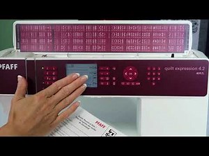 Pfaff quilt expressions 4.2 7 Warranty & Manual