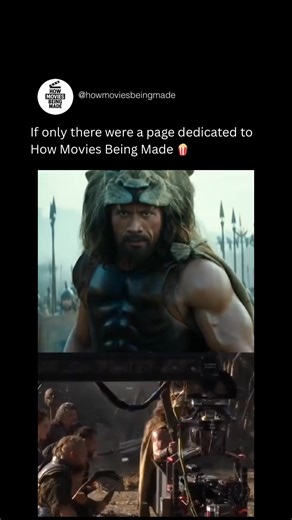 How Movies Being Made on Instagram: "In Hercules, this battle scene looks brutal and mythic, with raw strength filling the frame. The lion headdress, armor, and intensity sell a legendary warrior charging into chaos. On screen, it feels ancient and massive, as if gods themselves are watching the clash unfold during a relentless, dust-filled war sequence. Behind the scenes, this moment is carefully engineered. The lion head is a prop, and the power comes from camera movement, extras, and choreogr