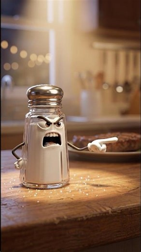 Salt Shaker Gets OFFENDED 🧂😂 | Seasoning Truth Bomb (Pixar-Style Kitchen Short)