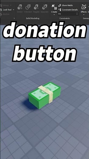 How to make a DONATION BUTTON for your Roblox game. #roblox #robloxstudio