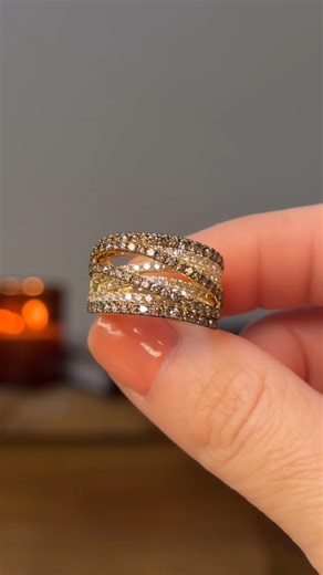 Le Vian Jewelry on Instagram: "Watch it shine like never before ✨ This Le Vian Chocolate Diamond ring isn’t just jewelry, it’s a spotlight stealer 💎 Every angle reveals a rich, decadent sparkle that’s impossible to ignore. #diamondring #ringgoals #diamond"