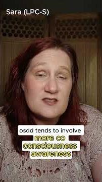 DID and OSDD on a Dissociative Spectrum
