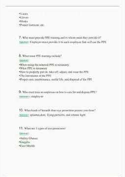 OSHA 10 Personal Protective Equipment 2023 Study Guide With 100 Verified Answers video