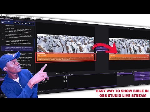 HOW TO ADD A BIBLE IN OBS STREAM FOR FREE | free OBS Bible Plug-In