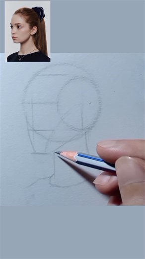 8.4K views · 152 reactions | How to draw a profile face using the Loomis technique #fblifestyle #drawing #portrait #dailylife #sketch | Maher Maarouf Art | Facebook