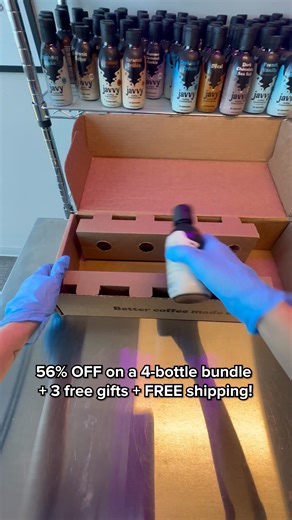 ☕️ Your Coffee, Your Way—Hot or Iced, Anytime-Anywhere No long lines. No waiting. Just pure, rich coffee—ready in seconds. 💫 Why Javvy? 🍫 15 Flavors to choose from: Customize every cup, hot or cold. ⚡️ Instant Coffee On the Go: Ready in seconds—just mix and go. 💸 Save Big: Ditch overpriced café stops and enjoy better coffee for less. 🎁 Special Perks: Save up to 56%, get FREE shipping, and up to 4 FREE gifts! | Espresso Yourself