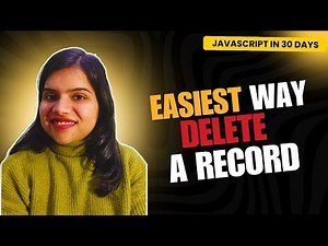 Add Delete Button to To-Do List | JS in 30 Days #15