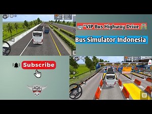 "Highway Drive with VIP Bus |BUSSID Realistic Gameplay 🚌💨" PART 10