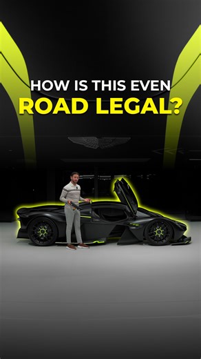 FIRST MOTORS on Instagram: "Is this the most extreme road-legal car ever made?🤯 Designed with Formula 1 technology, extreme aerodynamics, and a naturally aspirated V12, the Aston Martin Valkyrie pushes the boundaries of what a road-legal car can be. With only 85 examples ever produced, every detail is engineered for performance, making it one of the most advanced and exclusive hypercars ever created. Timepiece courtesy: @luganowatchesdubai #fyp #astonmartin #hypercars #cardealership #dubai"