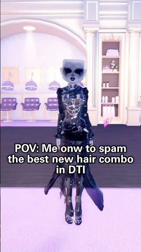 NEW BEST HAIR COMBO! #roblox #dresstoimpress #dti #shorts