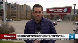 79K views · 574 reactions | Nearly every AstraZeneca vaccine appointment for the next several weeks have now been booked, after Ontario lowered the age eligibility. As Adrian Ghobrial reports, reports of blood clots are not deterring the younger population as it did those 55 . | CityNews Toronto | Facebook