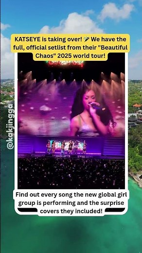 KATSEYE "Beautiful Chaos" 2025 Tour Setlist REVEALED! 🎤 #KATSEYE