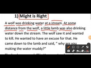 Might is Right short story translation in urdu /Translations Seekhain