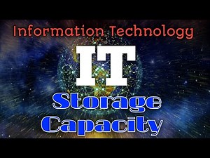 Storage Capacity | Computer Fundamentals | Information Technology | Kids School