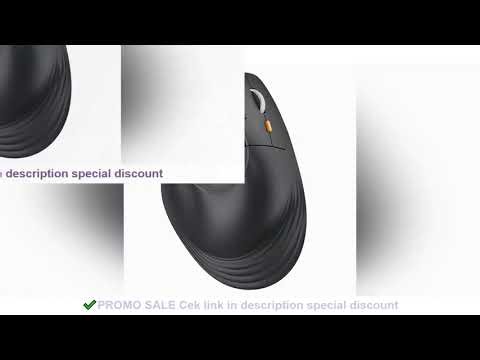 ProtoArc Vertical Wireless Trackball Mouse EM05 NL Bluetooth Ergonomic Rollerball Mouse Rechargeable