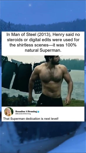 Henry Cavill’s All-Natural Superman Physique