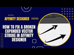 How to Fix a Broken Expanded Vector Stroke in Affinity Designer